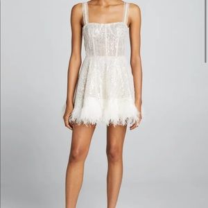 Bronx and Branco Mademoiselle Bridal Mini Dress White